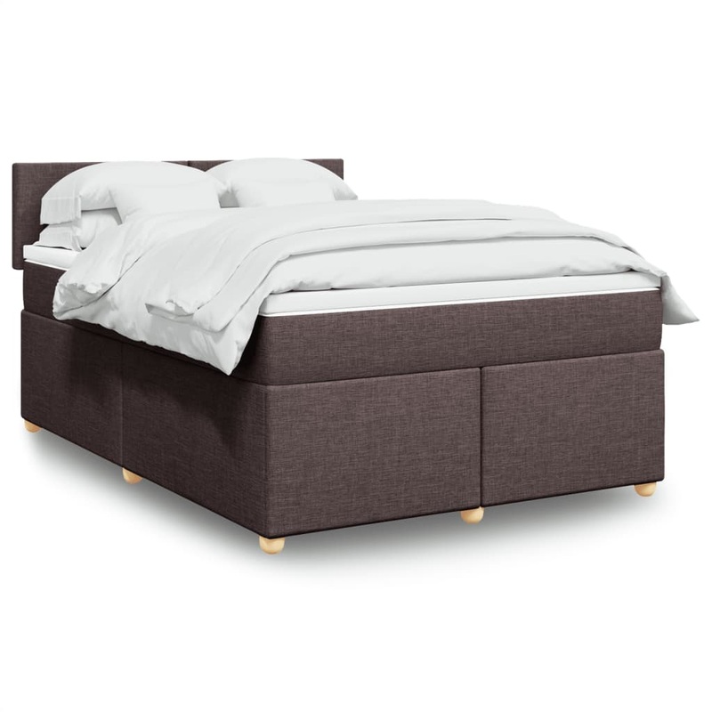 Sommier  lattes de lit avec matelas Marron fonc 140x200 cm