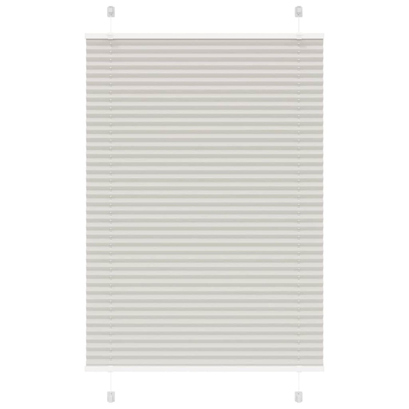 Store pliss gris clair 85x150 cm largeur du tissu 84,4 cm