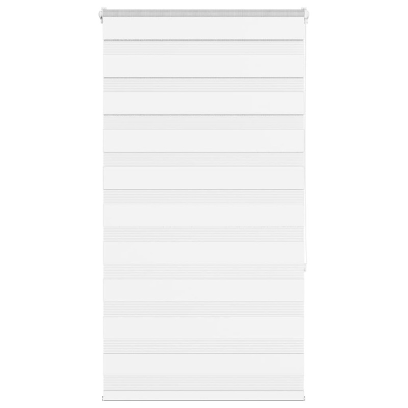 Store zbre blanc 70x150 cm largeur du tissu 65,9 cm polyester