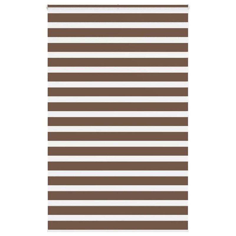 Store zbre marron 140x200cm largeur du tissu 135,9cm polyester