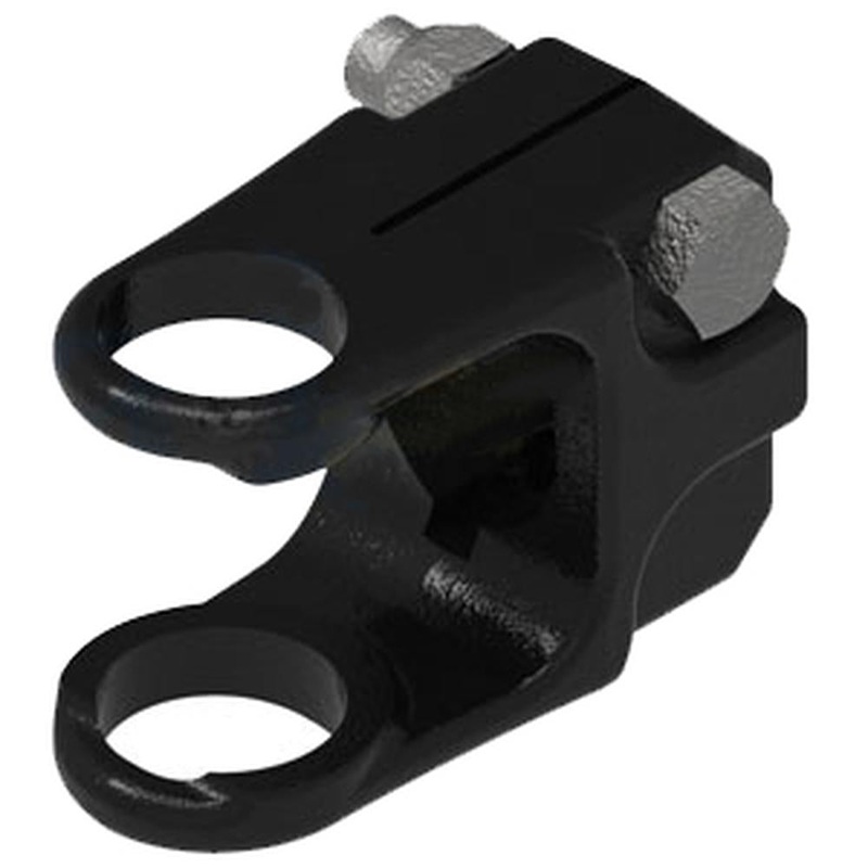A-807-0616-AI Implement Clamp Yoke (w/ Bolt Hole & Set Screw)
