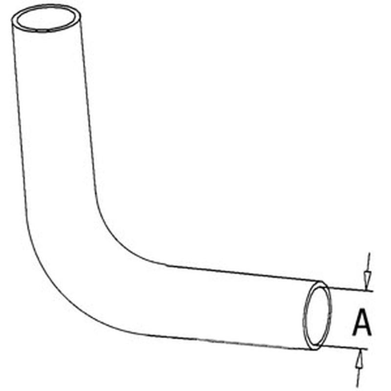 D8NN8260BB New Upper Radiator Hose Fits Ford New Holland Tractor TW10 TW20