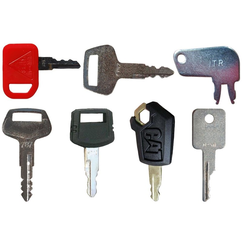 DKV13427-HEAVYEQPKEYS 7 pc Heavy Equipment Key Set