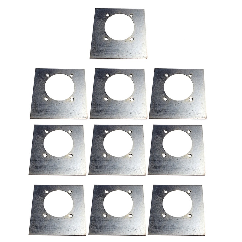 Set of Ten 949870 Heavy Duty Backing Plates Mounting Plates for Trailer D Ring