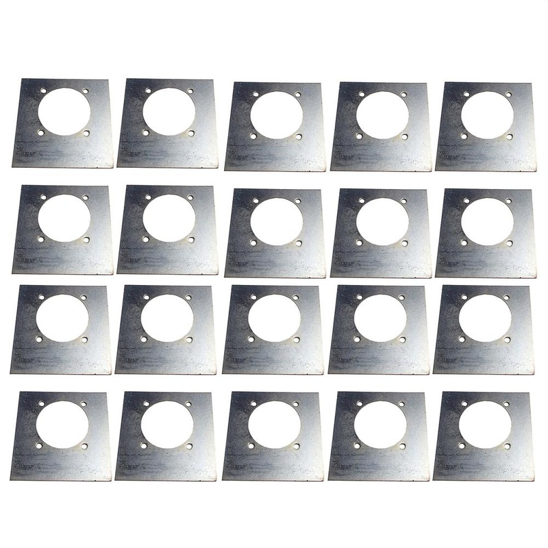 Set of Twenty 949872 Heavy Duty Backing Plates Mounting Plates for Trailers