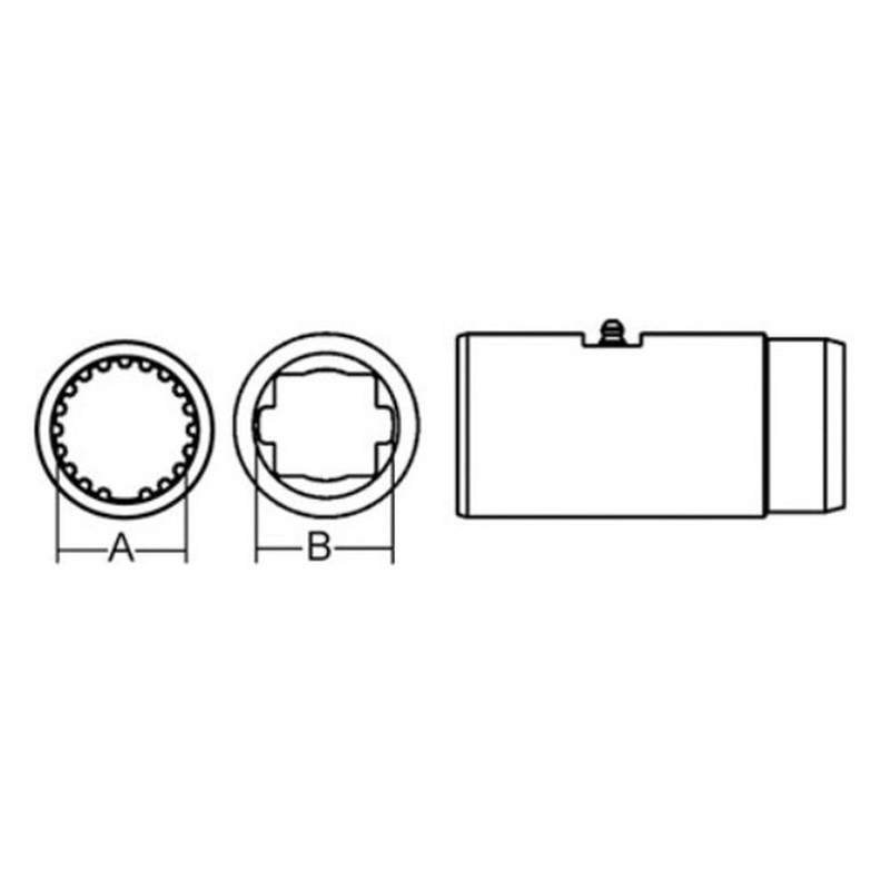 1-11/16" Slip Sleeve with Grease Groove Fits 35 Series 44 Series 55 Series D3550