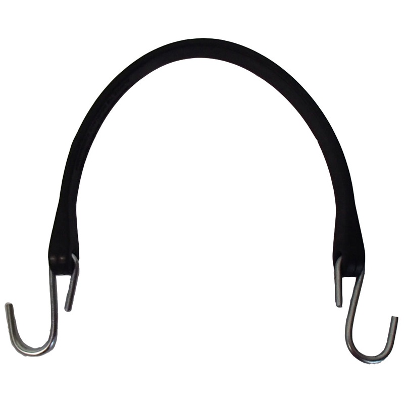 15" Heavy Duty Rubber Tarp Strap for Multi-Purpose Tie-Down