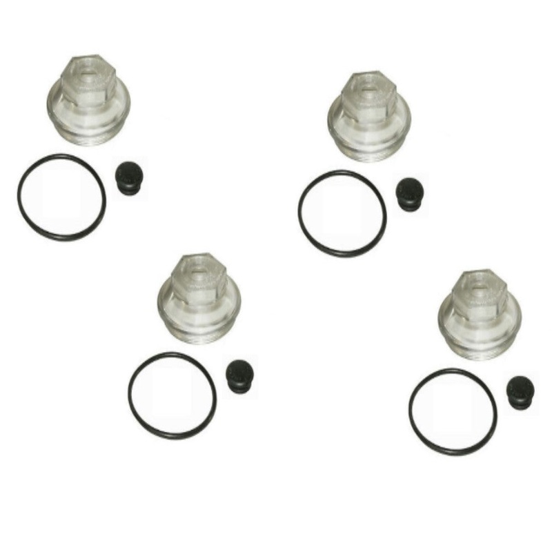 One New Oil Cap Kit 4 pack Fits Dexter 10,000 lb HD-15,000 lb Axles