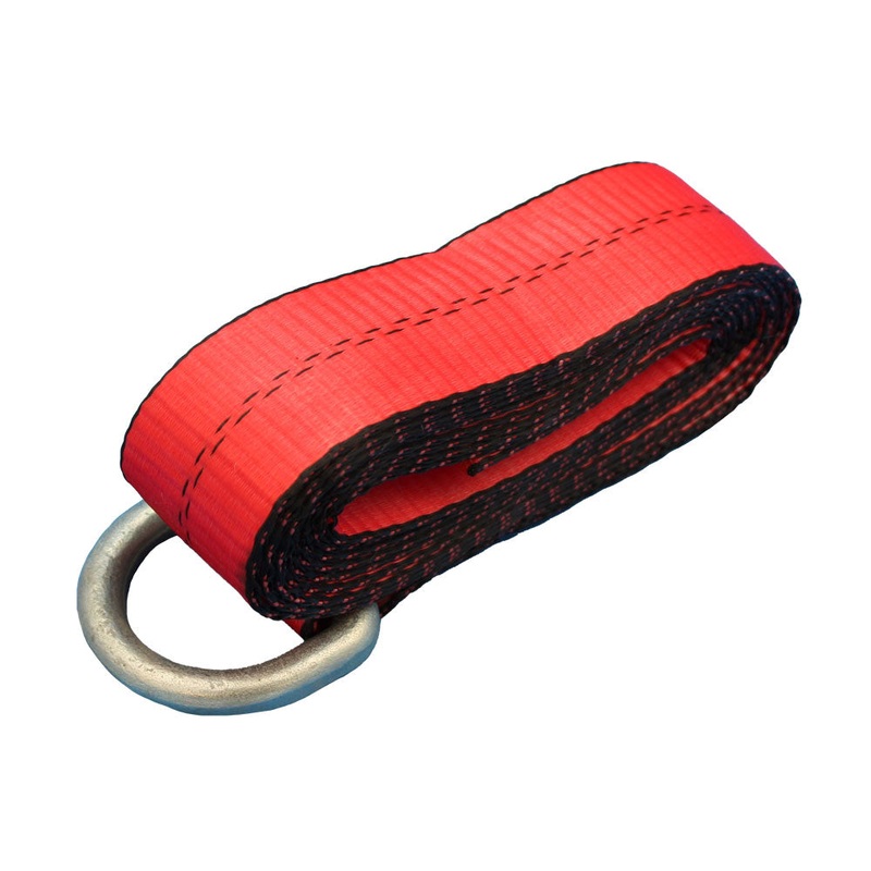(1) New Red Heavy Duty Tie Down Strap Replacement 2" x 12'