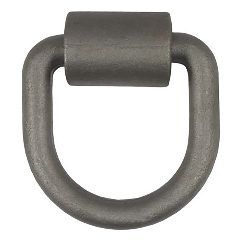 One (1) New 3/8" Weld-On Loop Style D-Ring For Trucks Trailers Frames