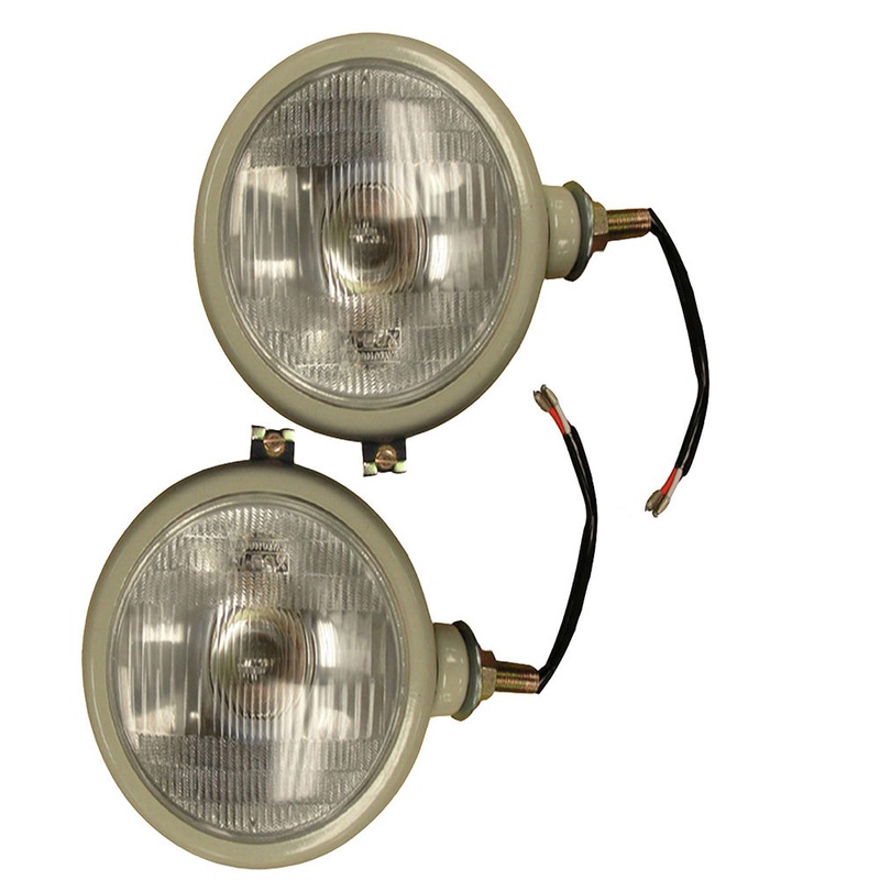 310066F - Left & Right 12 Volt Headlight Set Fits Ford 2N 8N 9N 800 600 NAA