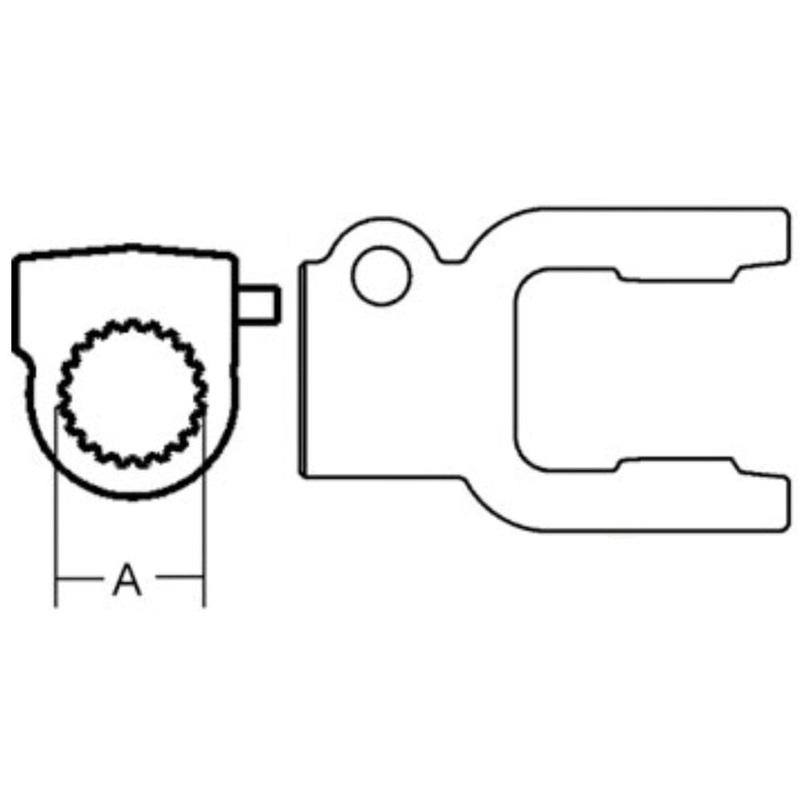DC32296 New Conditioner Yoke QD Push Pin Fits John Deere Mower 1355 1365 1456