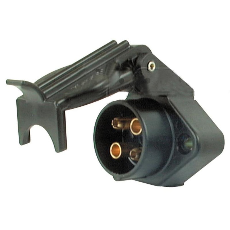S.56469 4-Pin Auxiliary Female Socket (Plastic) - Fits Ford/New Holland