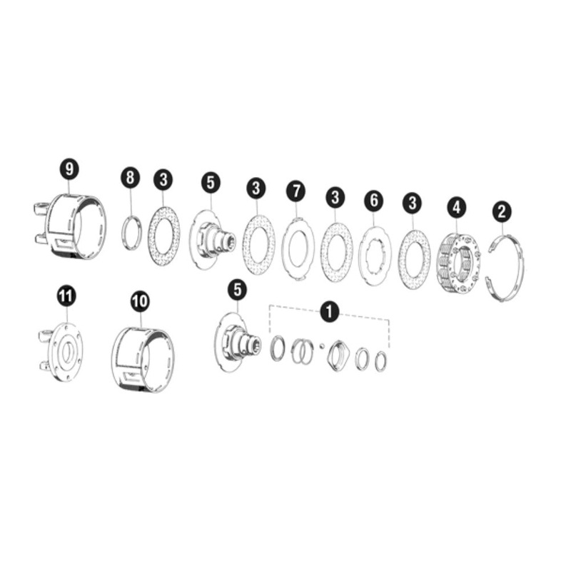 Spring Pack Friction Clutch fits Walterscheid K96 K96/4 EK96/4