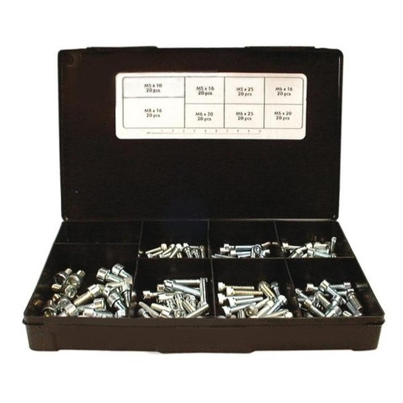 160 Piece Kit of Handypac Allen Head Metric Screws