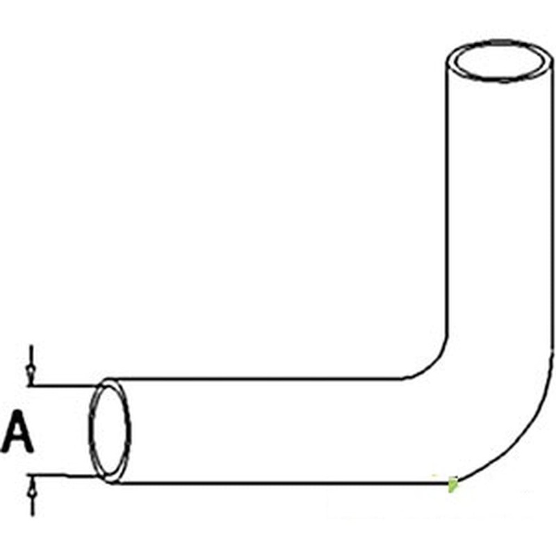 155613A Upper Radiator Hose Fits White Oliver 1600