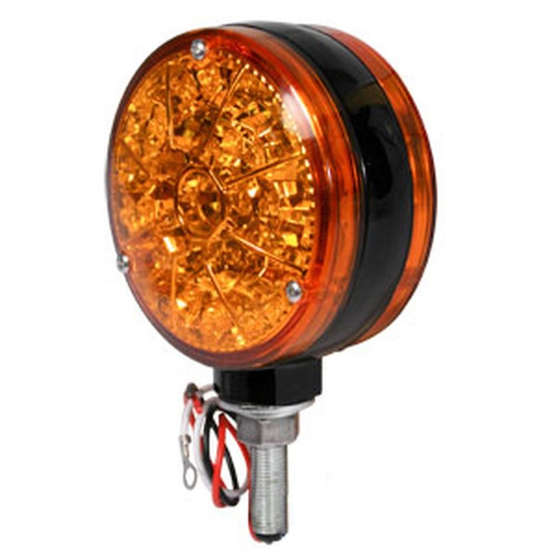 28A43 Safety Light; Amber, LED, 12 Volt Fits Allis-Chalmers, Fits Case-IH,