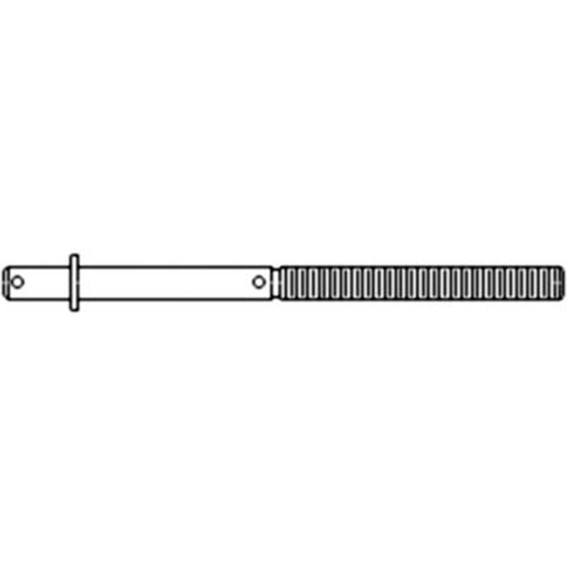 69831C1 Leveling Fast Hitch Screw .875" Dia 15.31" Long Fits Case Tractor A1 100
