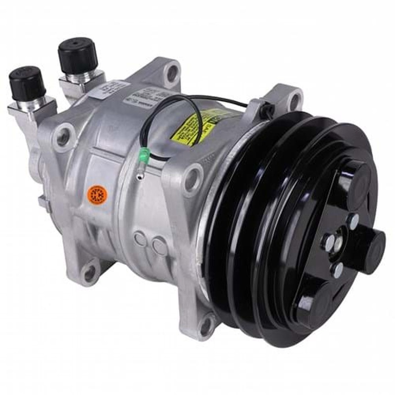8810242 Seltec/Tama TM13-HD Compressor, w/ 2 Groove Clutch - Fits Case IH