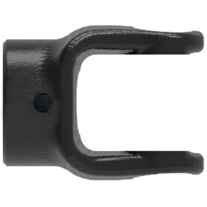 A-10001-1051-AI Implement Yoke, 1" Round Bore, 1/4" Keyway, W/ Set Screw