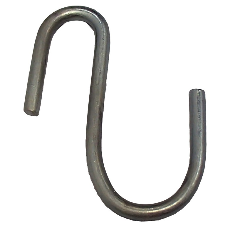 S-Hook 2.50" High x 2.25" x 3/16" Thick Heavy Duty 410 Lbs