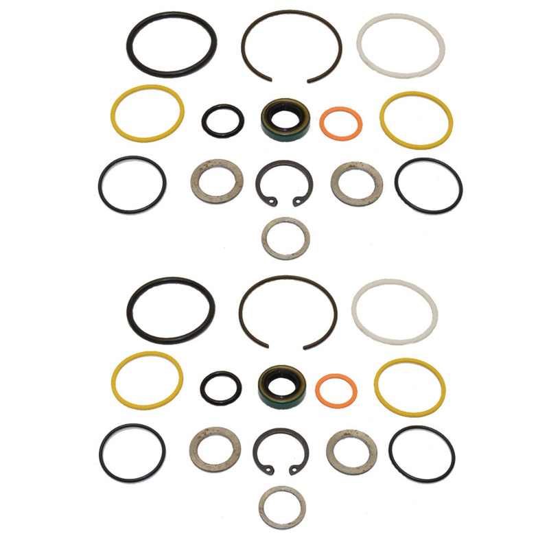Seal Kit Pair Fits Ford Steering Cylinders 555 655 755 with Rod July '87+