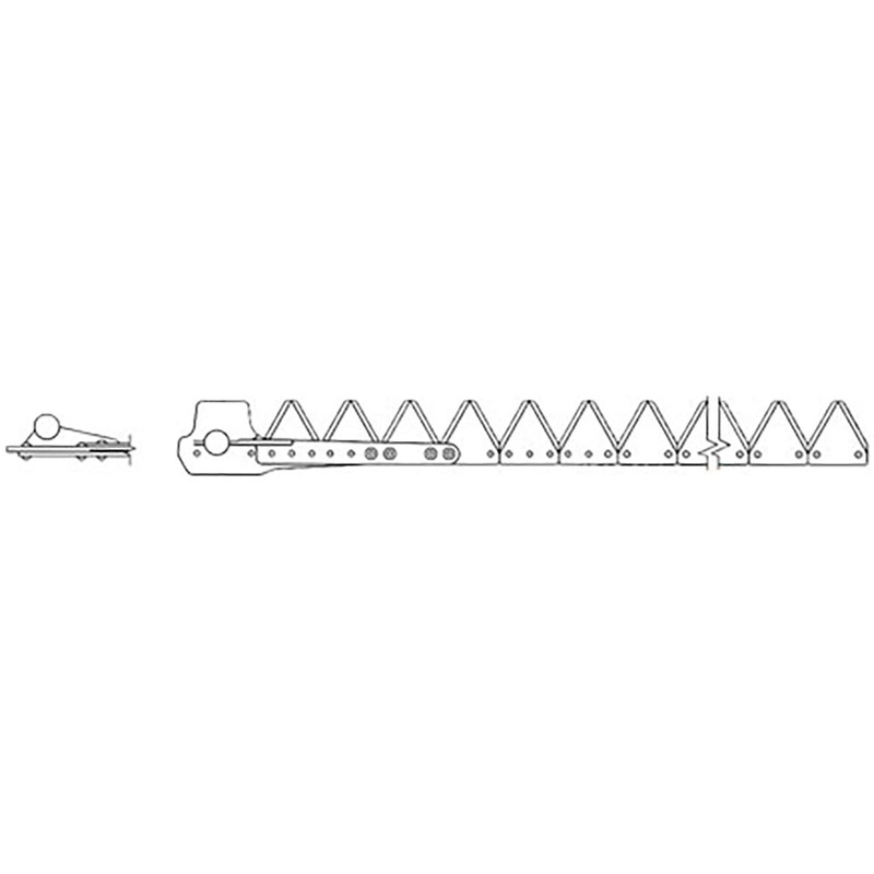 800-203 New 7' Riveted Sickle Blade Fits Ford 14-94 175 176 257 258 +