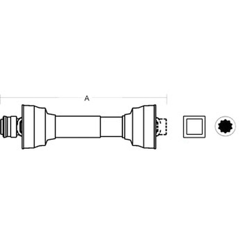 A-14000648-AI Domestic Shaft Less Implement Yoke