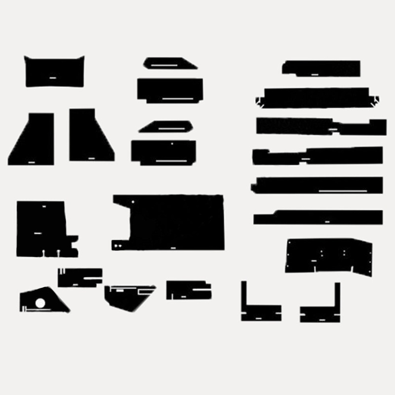 Black Basket Weave Cab Kit w/o Headliner fits Versatile Tractors 835 855 875 895