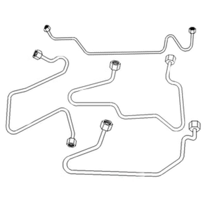 FPL400 New Injection Line Set Fits Ford New Holland 256 A62 655 755 5110 +