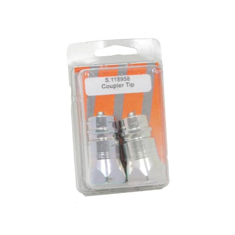 S.118958 COUPLER TIP, POPPET, 3/4 ORB, PK OF2 Fits Faster S.p.A