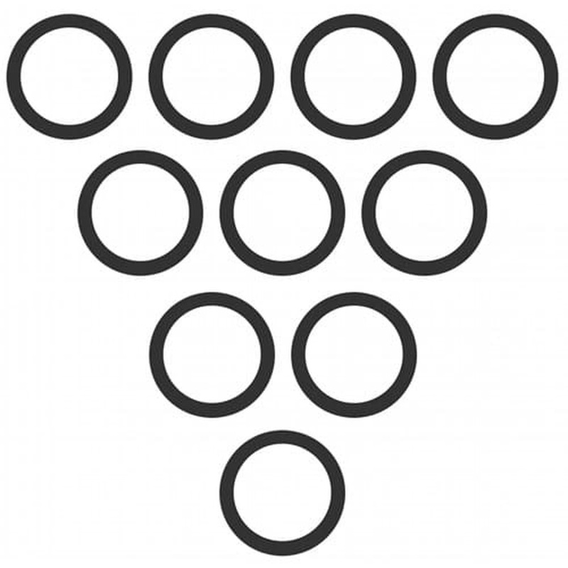 8811100610 Quick Coupler O-Ring, #8, (Pkg. of 10) Fits Case IH