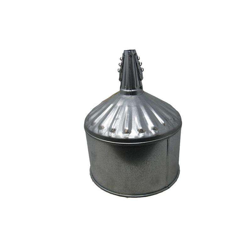 Lock On Tractor Funnel with Screen, 8-Qt Capacity, Steel, GTF-123