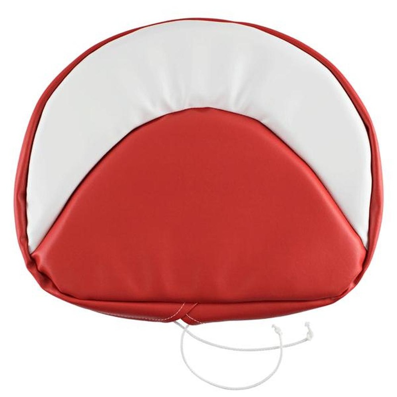 R7073 Red & White Seat Cover - 18" Fits IH / Fits FARMALL