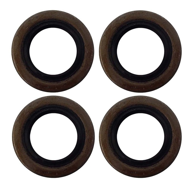12192TB Four Double Lip Grease Seals for 2000lb Trailer Axles BT8 Spindle 1.249"