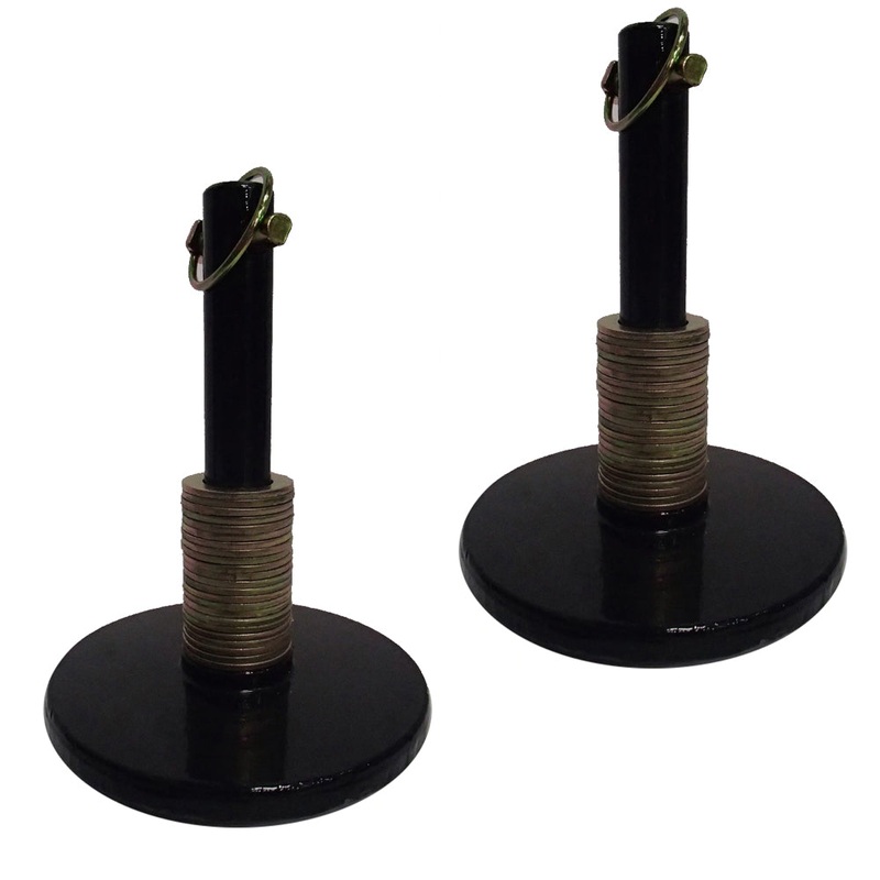 2PK 49067 Snow Plow Shoe Assembly Fits Western Plows 1" Rod 6 Disc