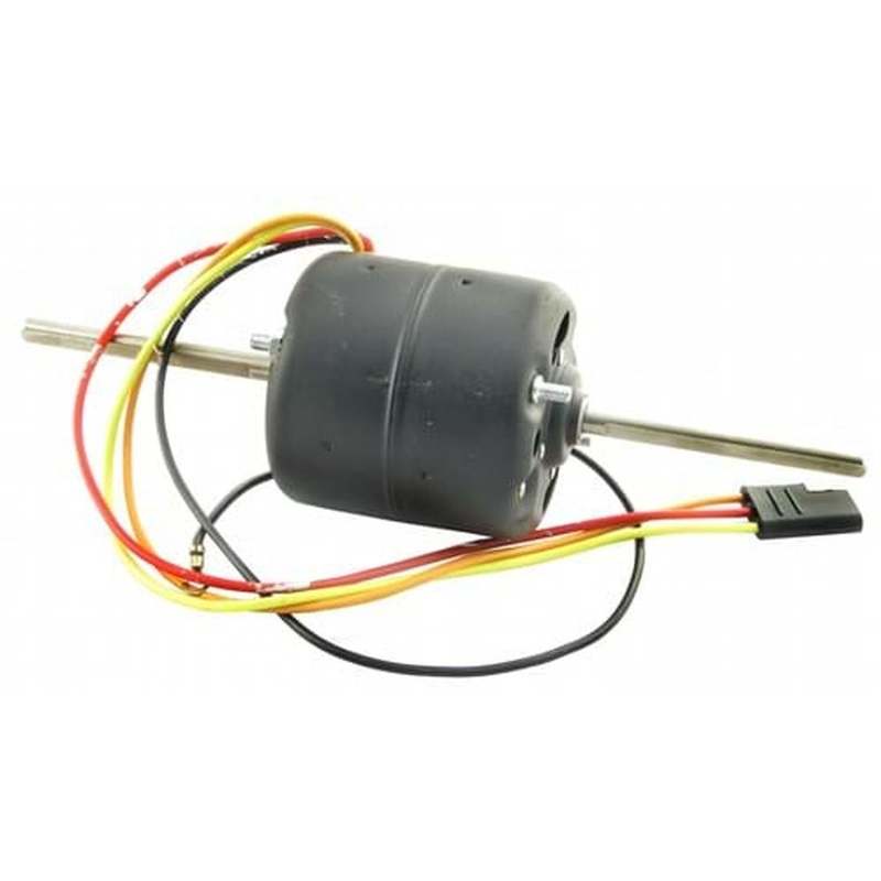 88124 Blower Motor, Dual Shaft, 5/16" Fits Massey Ferguson