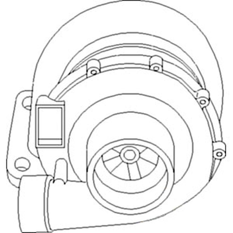 D0NN6K682A Turbocharger Fits Ford/New Holland: 7500,7000, 7100,7200