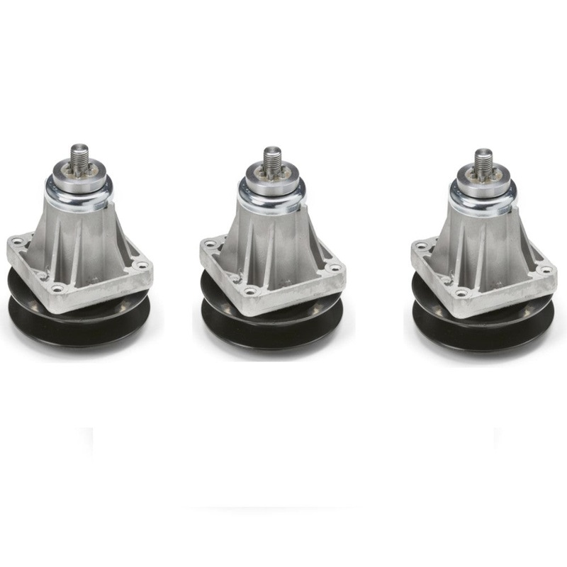 (3) Mower Deck Spindle W/Pulley 618-0240 Fits MTD 46" Decks 1997 and Up