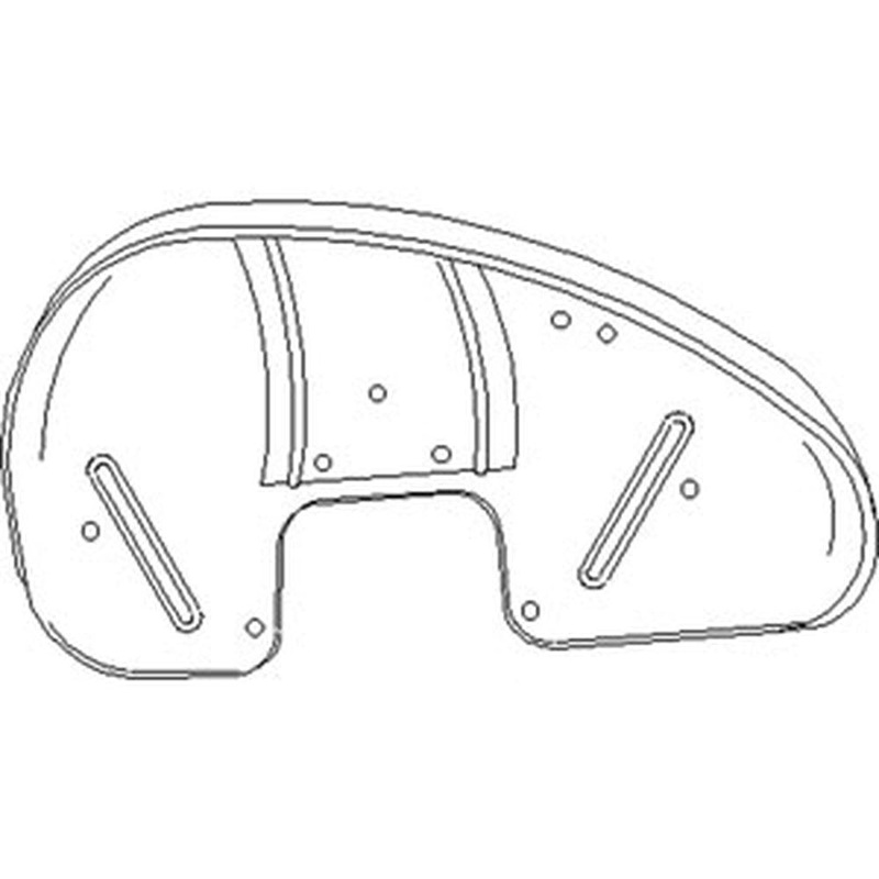 70224935 LH Left Hand Fender Fits Allis Chalmers Tractor WD WD45