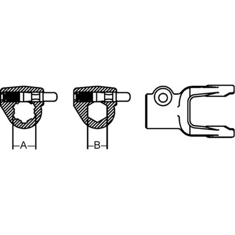 A-102-1418-AI Quick Disconnect Tractor Yoke
