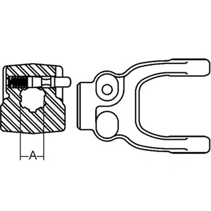 A-102-2620-AI Quick Disconnect Tractor Yoke