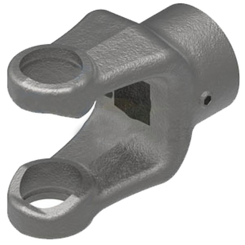 A-804-3520-AI Square Bore Implement Yoke (w/ Set Screw)