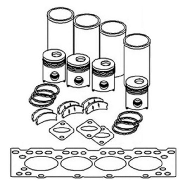 RE50784 Major Engine Overhaul Kit Fits John Deere 54 55 9900 9910 9920 7440 7445