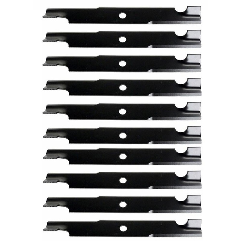 (10) Replacement 18"X5/8" Notched Lawn Mower Blade Fits Multiple Makes & Models