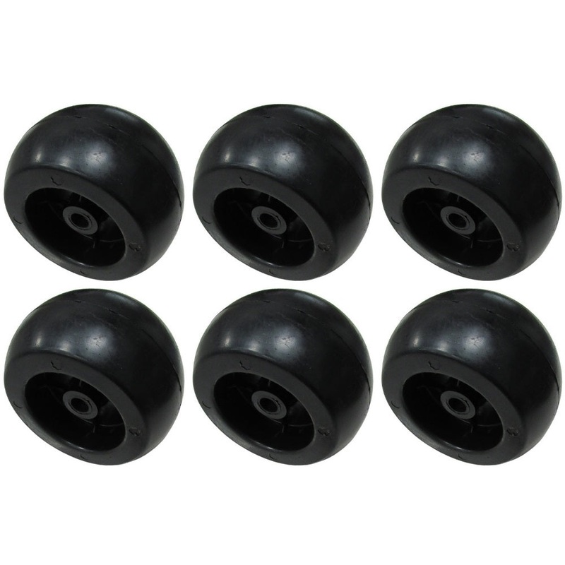 (6) Plastic Deck Wheel Fits Cub Cadet 38" 40" 50" Decks 734-04039A 734-3058