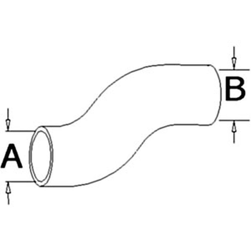 70268974 New Lower Radiator Hose Fits Allis Chalmers 7080 8050 8070