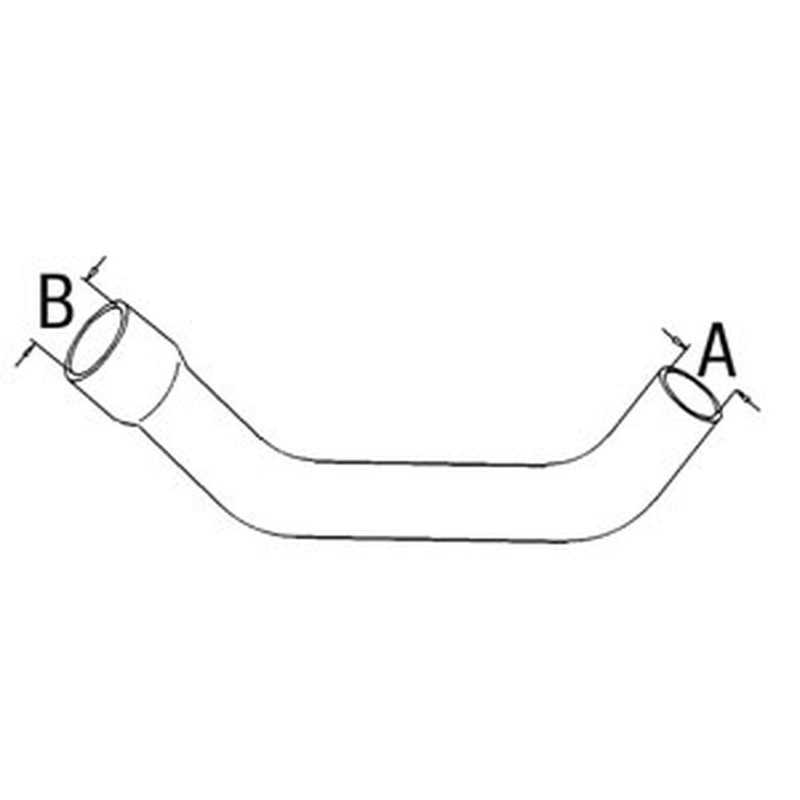 Lower Bottom Radiator Hose Fits Case/International Tractor 2544 With C200 ENG