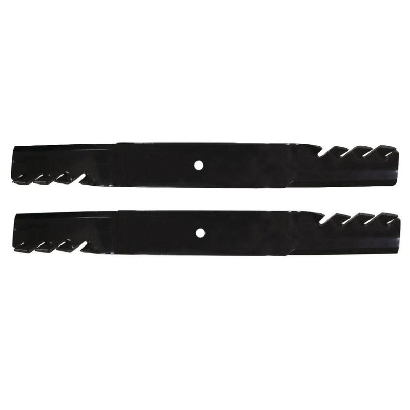 (2) Toothed Blades - 21-3/4" X 1/2" 92-5608-03 Fits Toro Recycler Groundsmaster