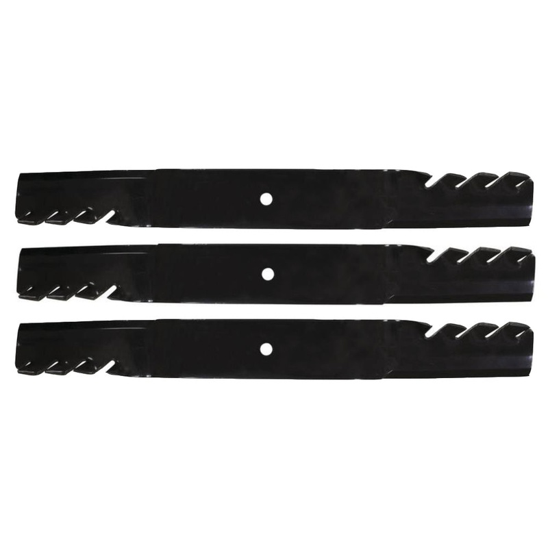 (3) Toothed Blades - 21-3/4" X 1/2" 92-5608-03 Fits Toro Recycler Groundsmaster